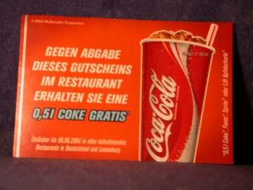 Gutschein 60 Sekunden Wette vorne